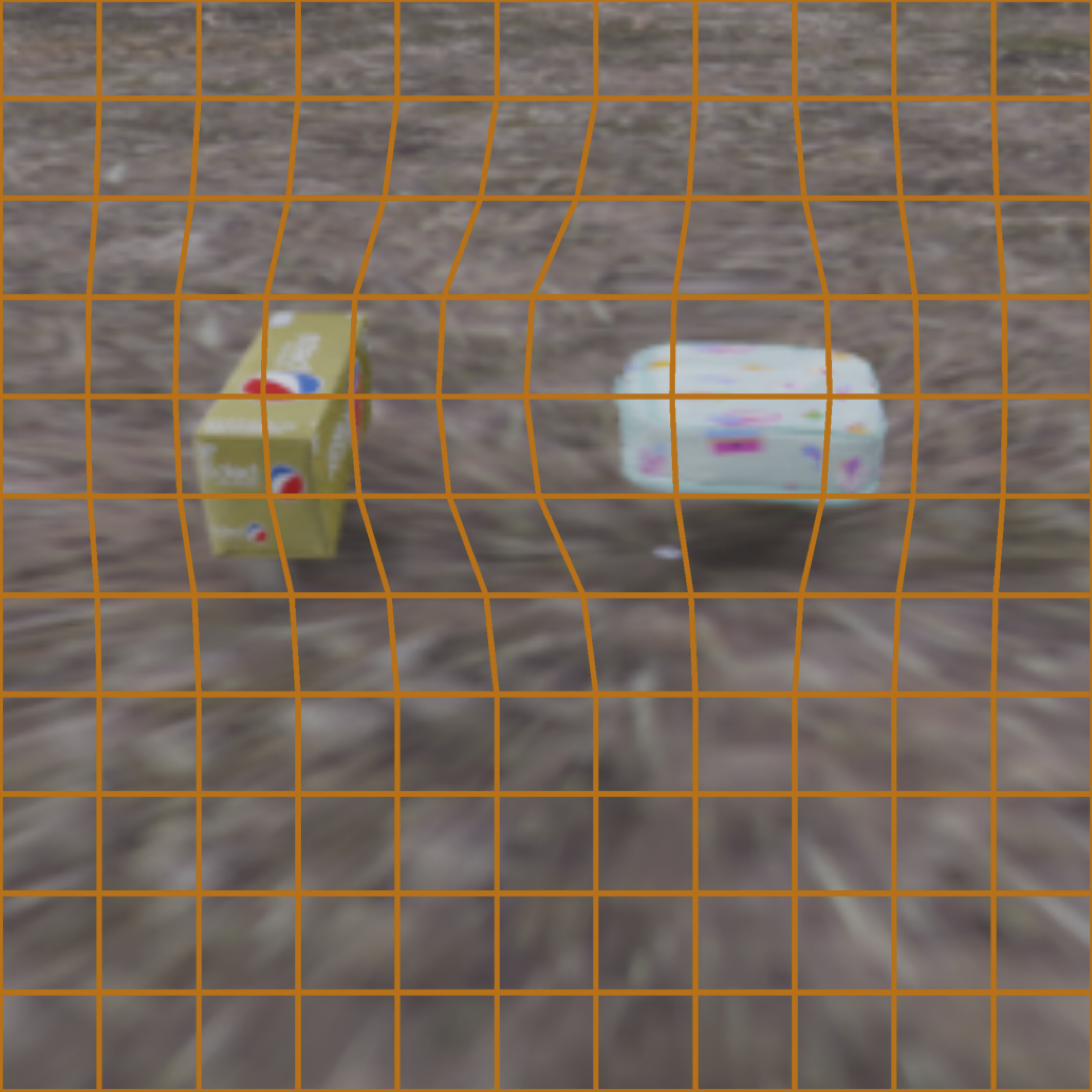 Locally scaled 2D image